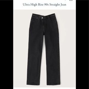 Abercrombie & Fitch 90’s Straight Ultra High Rise